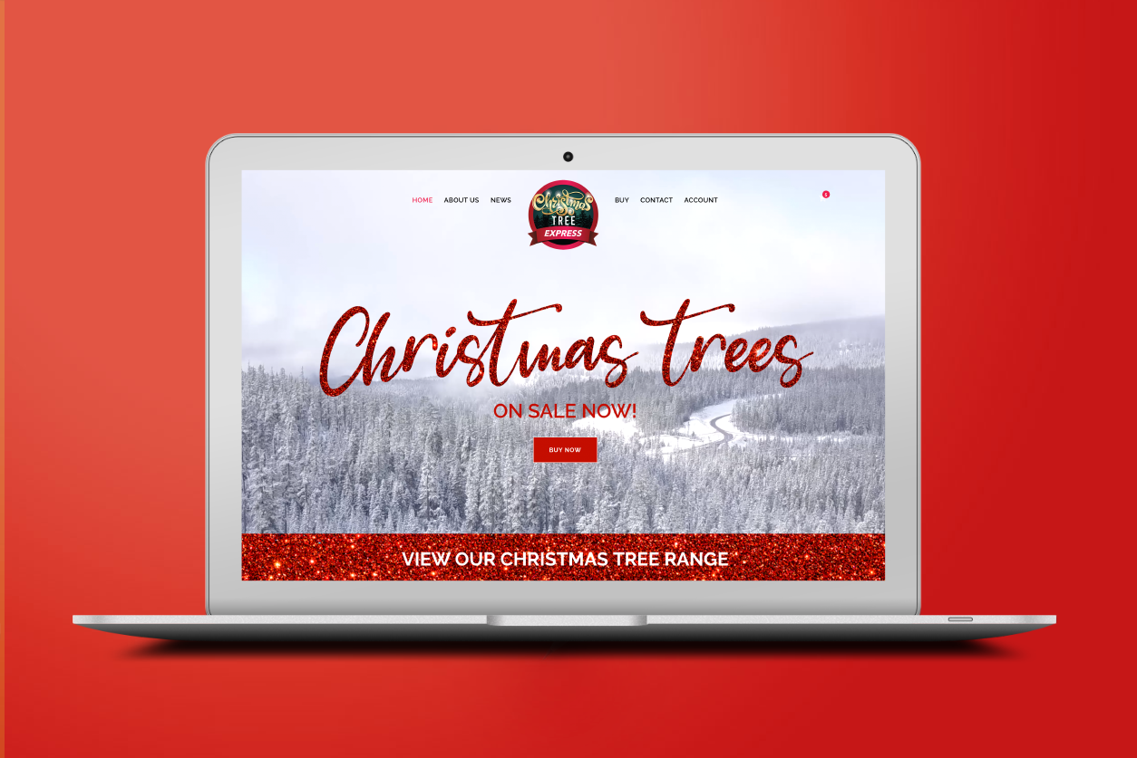 Christmas trees express website design and digital marketing